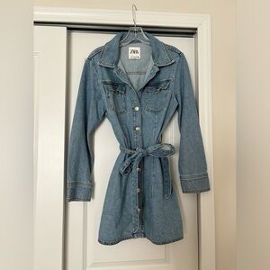 Zara denim dress